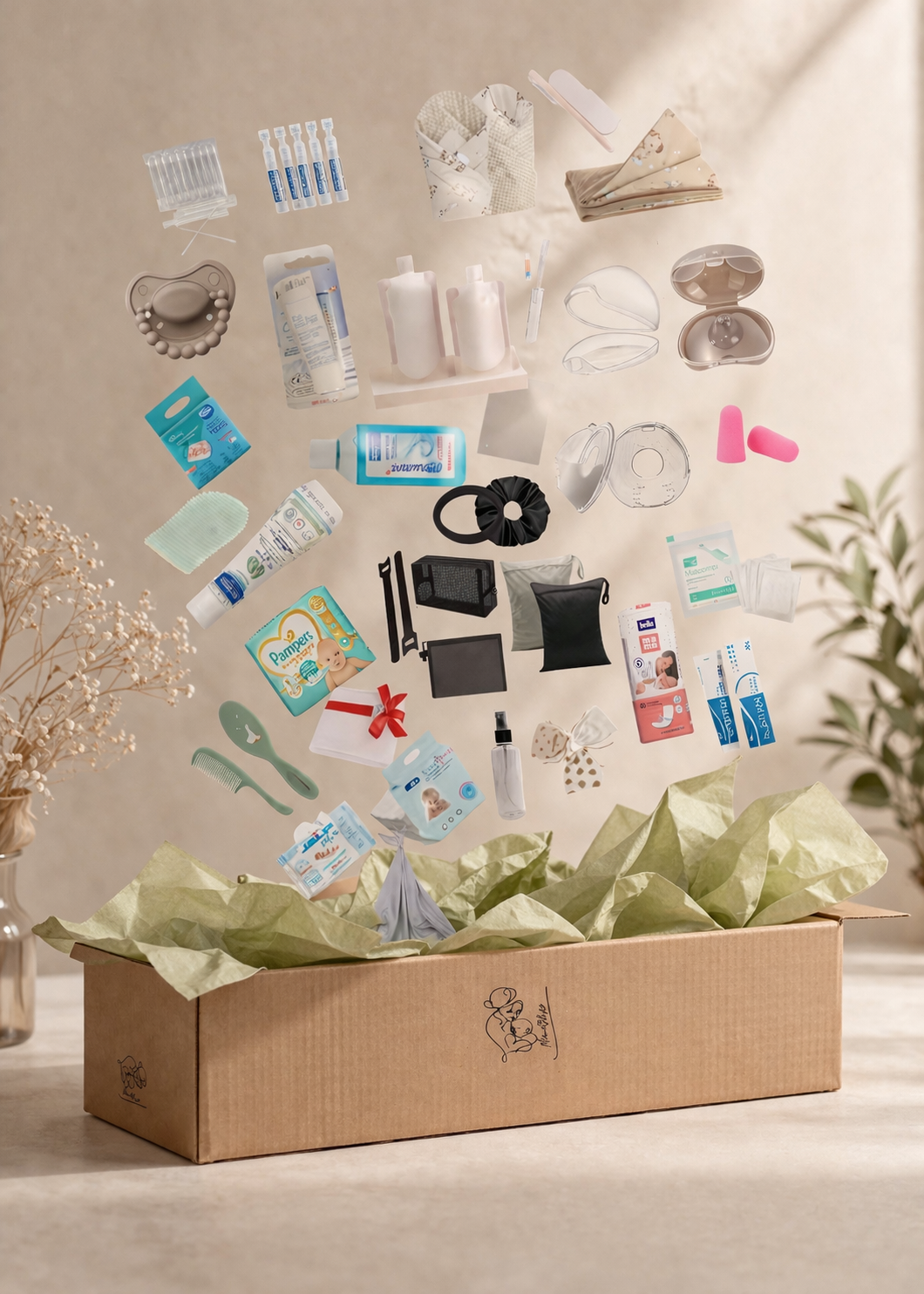 Wyprawka do szpitala – Box dla mamy i noworodka | Pierwsze Dni